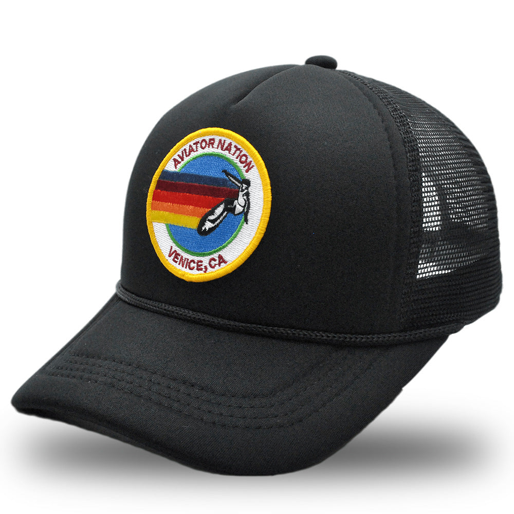 Wholesale Trucker Hat Summer Beach Mesh Cap Baseball Cap